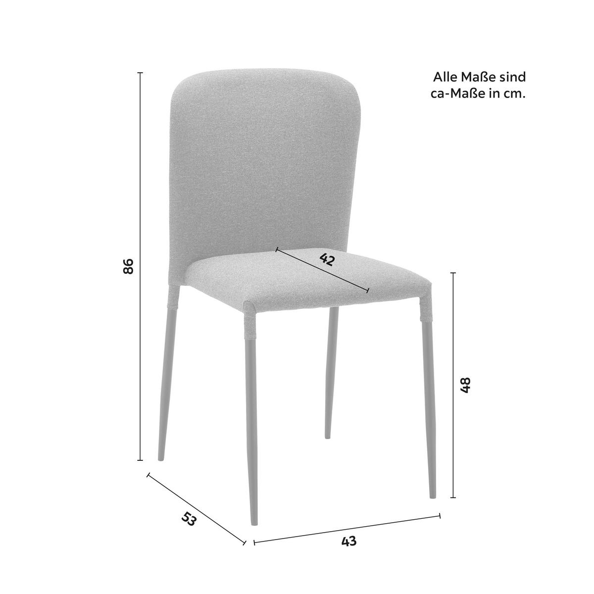 Stolička NIO modrá - čierna/modrá, Modern, kov/drevo (43/86/53cm) - Bessagi Home