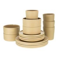 Kombiservice 21525 Futuro Sand - Sandfarben, Trend, Keramik - Creatable