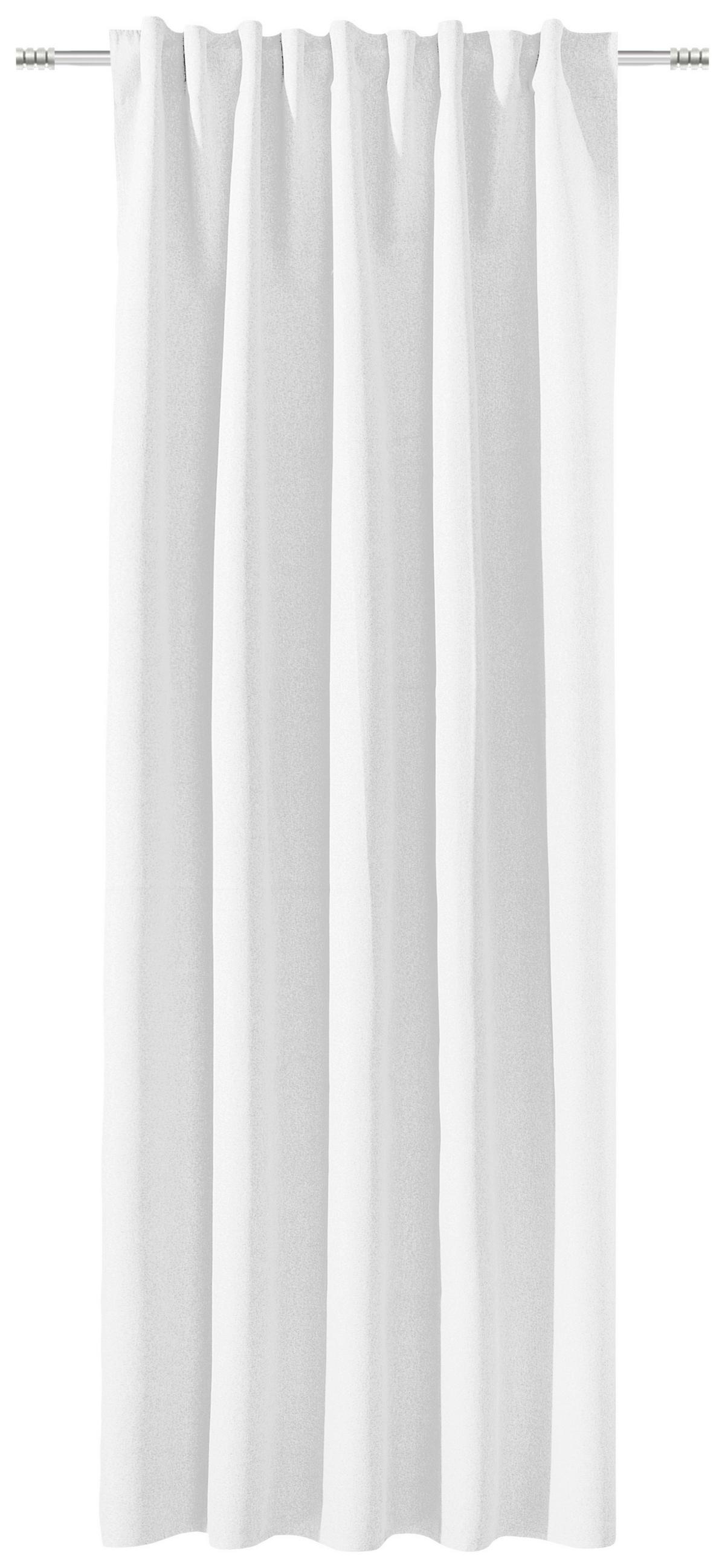 Fertigvorhang Rachel Ii - Perlmutt, MODERN, Textil (135/245cm) - Luca Bessoni