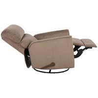 Relaxsessel Mavrik - Taupe/Schwarz, MODERN, Textil (87.5/103.5/99cm) - P & B