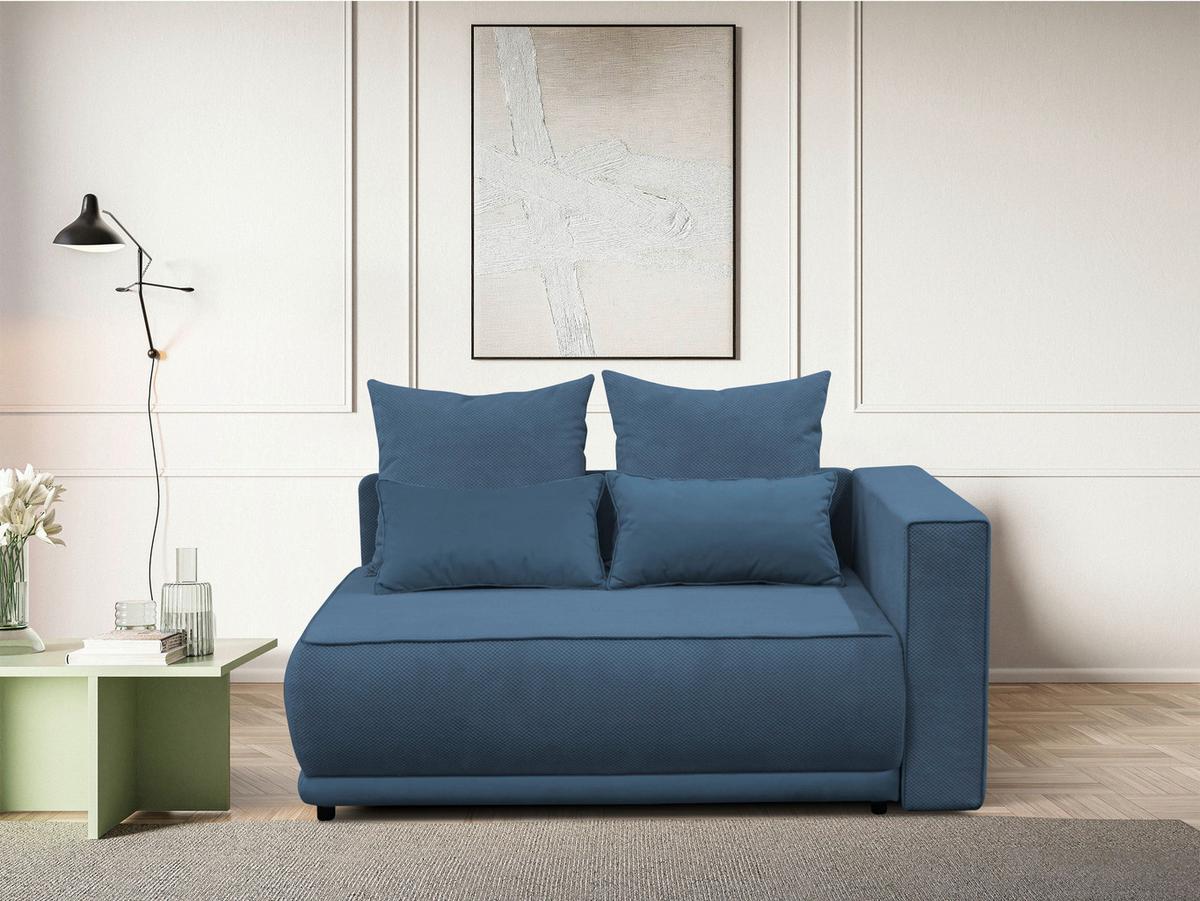 Récamiere Iga Re Blau B: 168 Cm - Blau/Rosa, Design, Textil (168/73/99cm) - MID.YOU