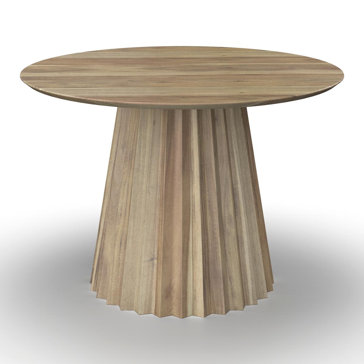 Jedálenský stôl ALLEGRA P: 120 cm - farba akácie, Modern, drevo (120/76cm) - Bessagi Home