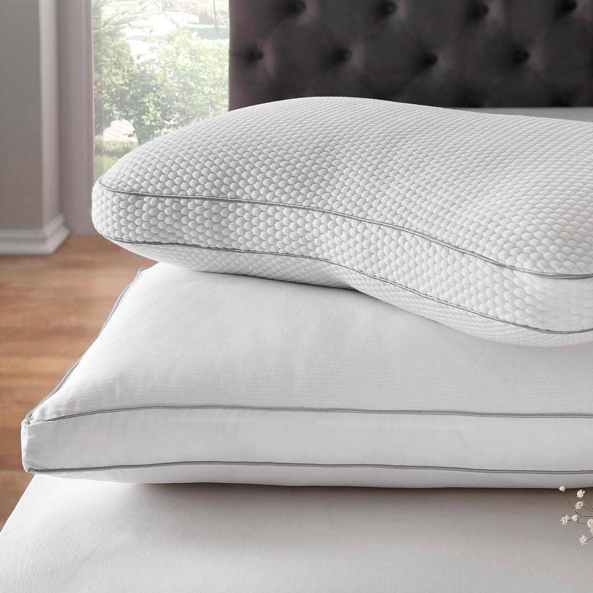 Kopfpolster Tesla Sleep - Weiß, Basics, Textil (40/80/12,4cm) - Yatas