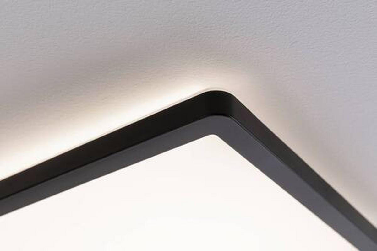 LED-Paneel L: 42 cm dimmbar - Schwarz, Basics, Kunststoff (42/42cm) - Paulmann