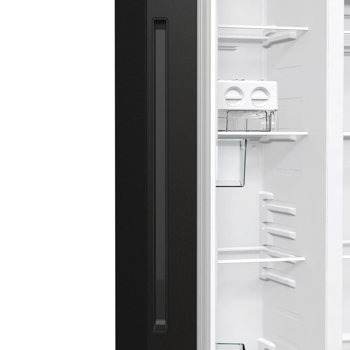 Side-by-side Nrr9185eabxl Advanced - Schwarz, MODERN, Glas/Kunststoff (91,5/178,6/67cm) - Gorenje