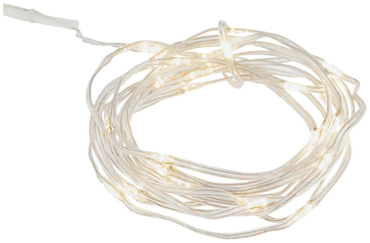 Lichterkette Ax9645120 - Weiß, Basics, Kunststoff (215cm)