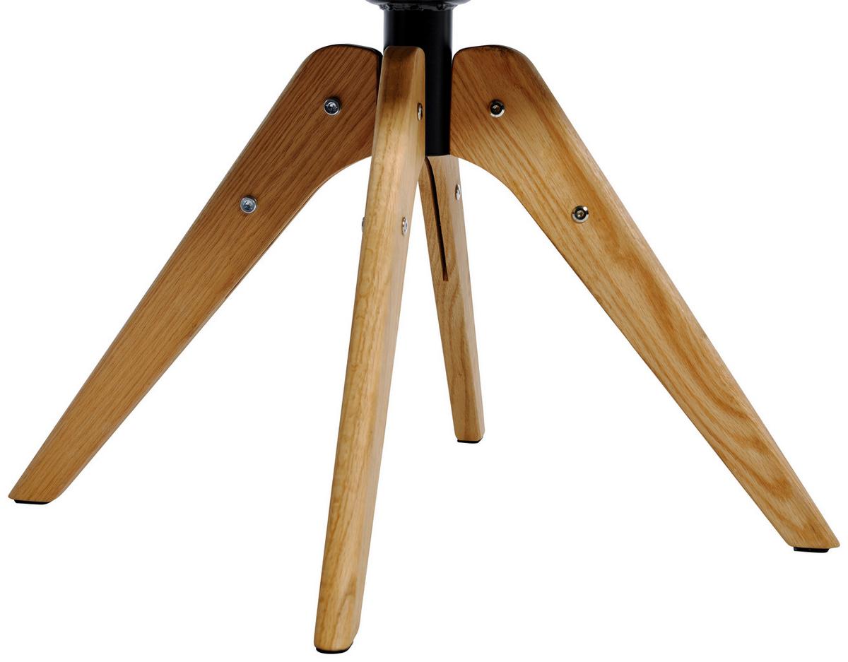 Stuhl Club Hellgrau/eichefarben B: 57 Cm - Eichefarben/Hellgrau, MODERN, Holz/Kunststoff (57/62/91cm) - Livetastic