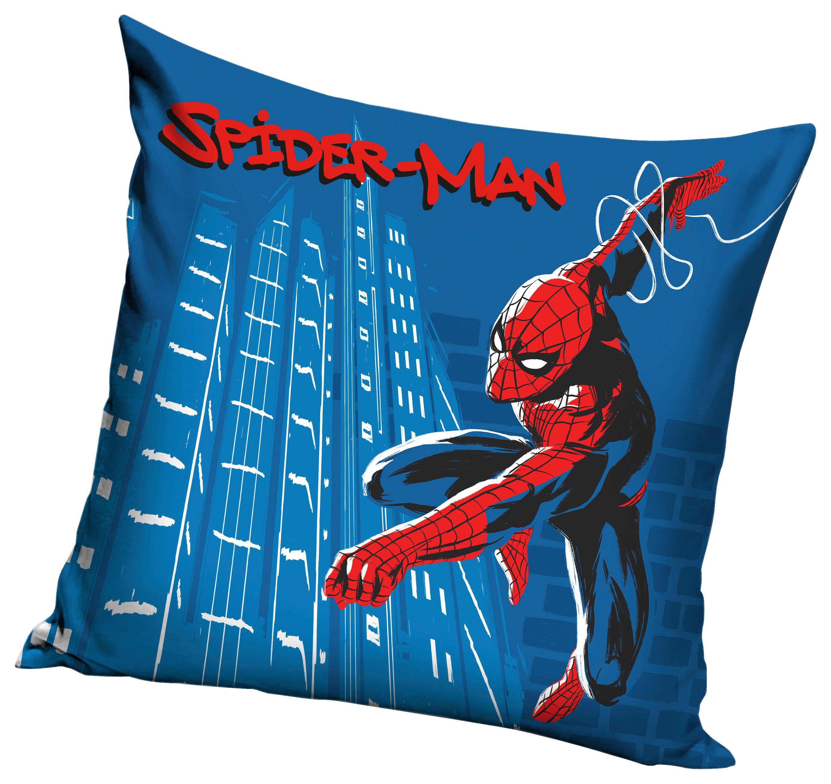 Zierkissen Spiderman 40x40 cm Polyester Multicolor - Multicolor, Textil (40/40cm)
