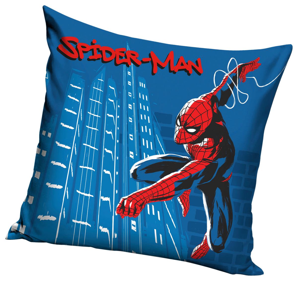 Zierkissen Spiderman 40x40 cm Polyester Multicolor - Multicolor, Textil (40/40cm)
