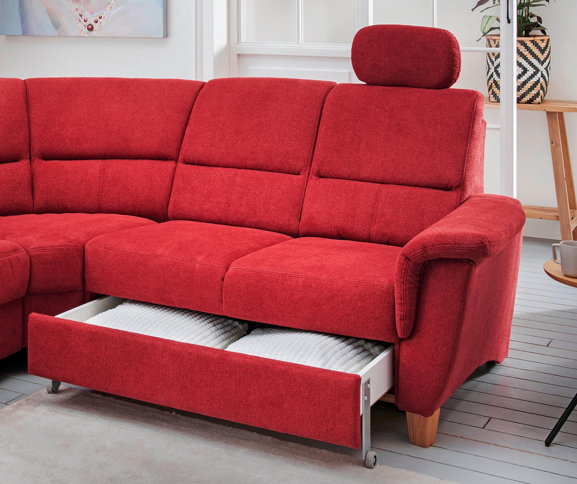 Ecksofa mit Bettkasten