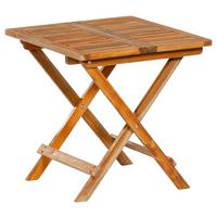 Gartenbeistelltisch Akaziefarben - Akaziefarben, KONVENTIONELL, Holz (50/50/50cm) - Gardenson