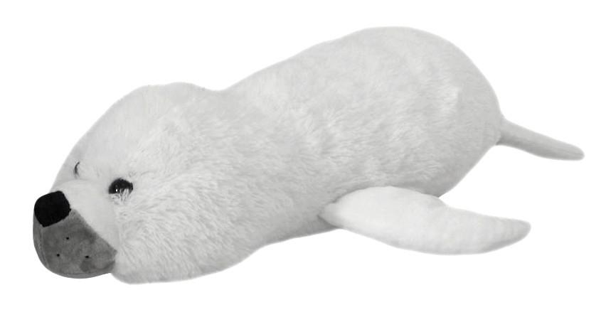 Plüschtier Robbe - Weiß, Trend, Textil (50cm)