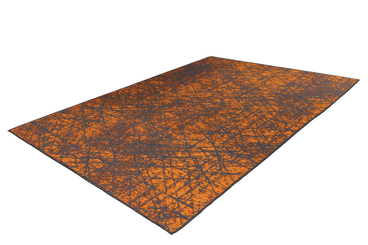 Teppich Orange Kalevi 200 120/170 cm Naturfaser - Orange, KONVENTIONELL, Textil (120/170cm)
