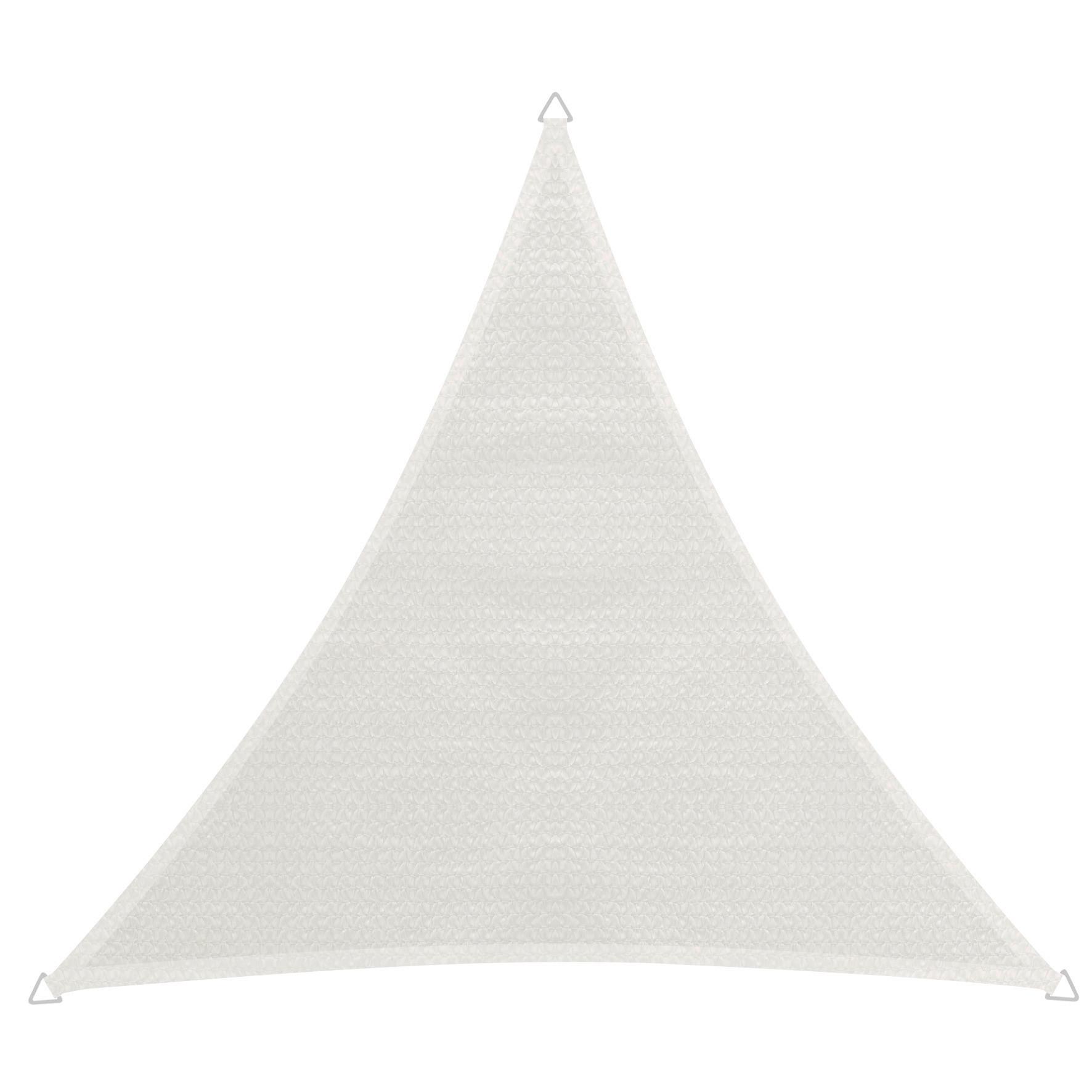 Sonnensegel Dreieck 5x5x5 m Capri Dr - Weiß, Basics, Kunststoff (500/500/500cm) - Windhager