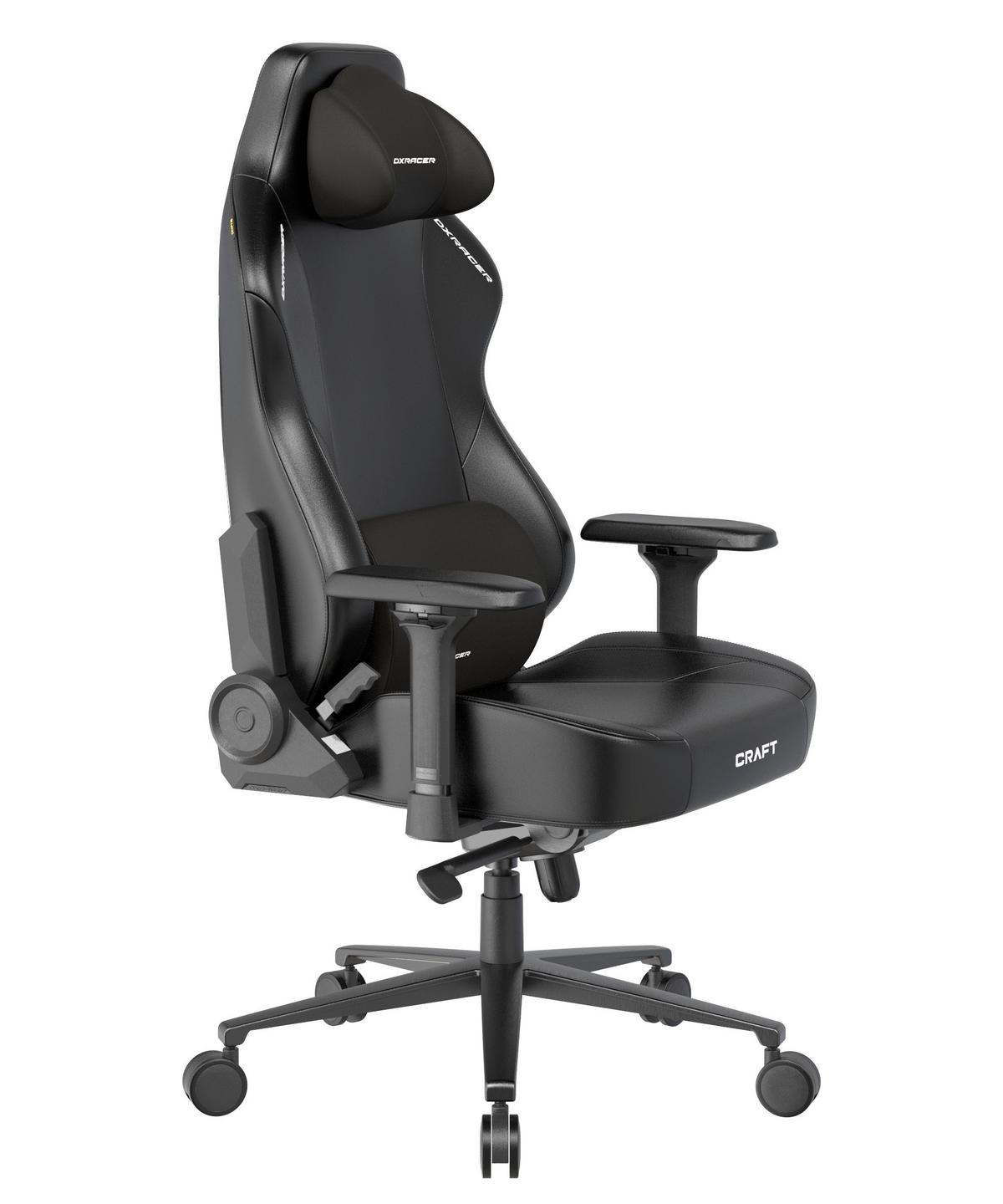 Gamingstuhl Craft Schwarz B: 70cm - Schwarz, KONVENTIONELL, Textil/Metall (70/132/70cm) - Dxracer