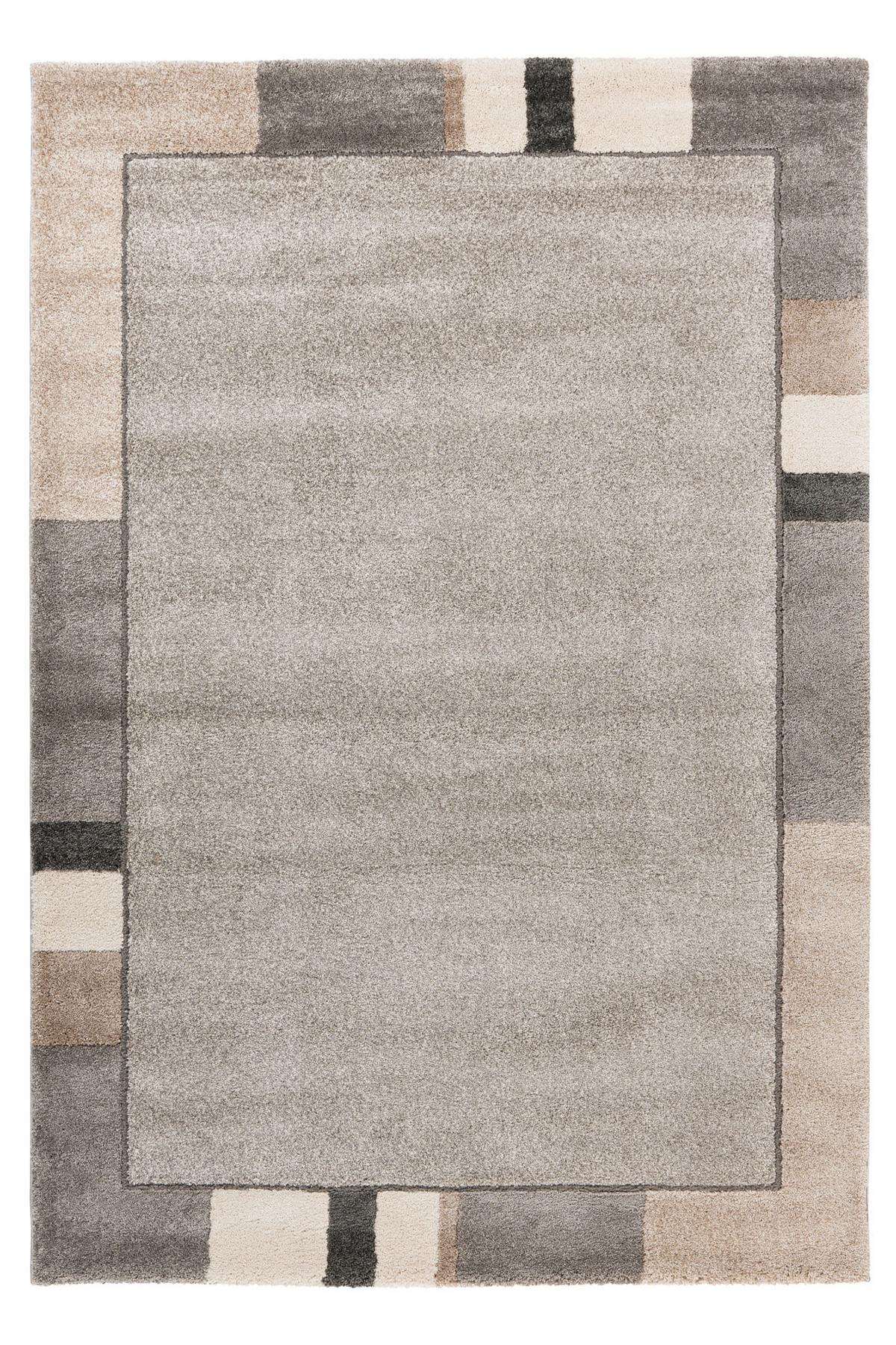 Flachwebteppich My Frisco 281 - Grau, Basics, Textil (80/150cm) - Obsession