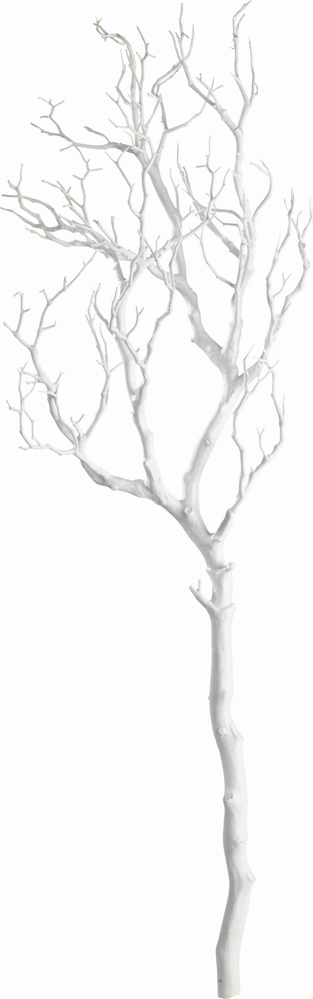 DEKORAČNÁ VETVIČKA SAM II - biela, plast (97cm) - Modern Living