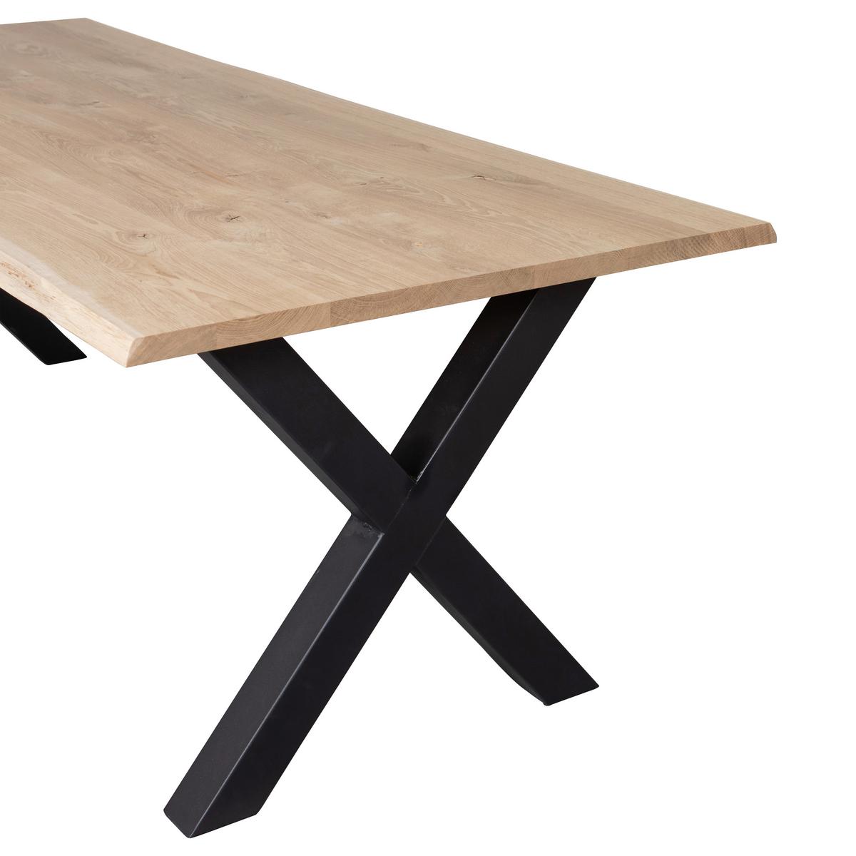 TISCHGESTELL Tablo Schwarz B: 79cm - Schwarz, MODERN, Metall (79/72/10cm) - Livetastic
