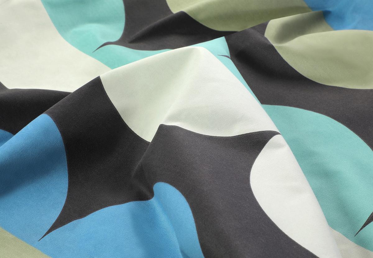 Bettwäsche Gloria - Blau/Dunkelgrau, MODERN, Textil (140/200cm) - Luca Bessoni