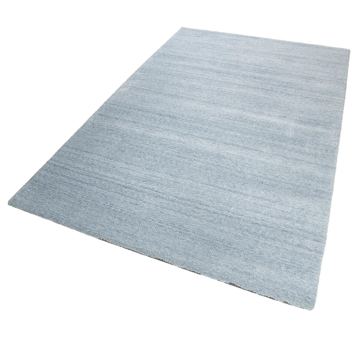 Hochflor Teppich Hellblau Loft 80x150 cm - Hellblau, KONVENTIONELL, Textil (80/150cm) - Esprit