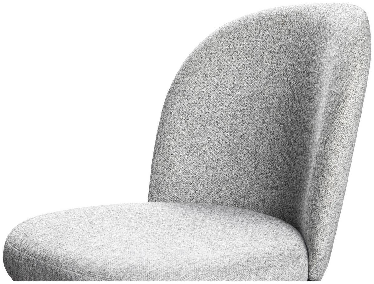 Stuhl Nala - Schwarz/Grau, MODERN, Holz/Textil (50/85/61cm)