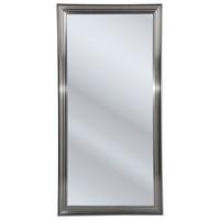 Wandspiegel Frame Silver Silberfarben B: 90 cm - Silberfarben, Design, Glas/Kunststoff (90/180/3,5cm) - Kare-Design