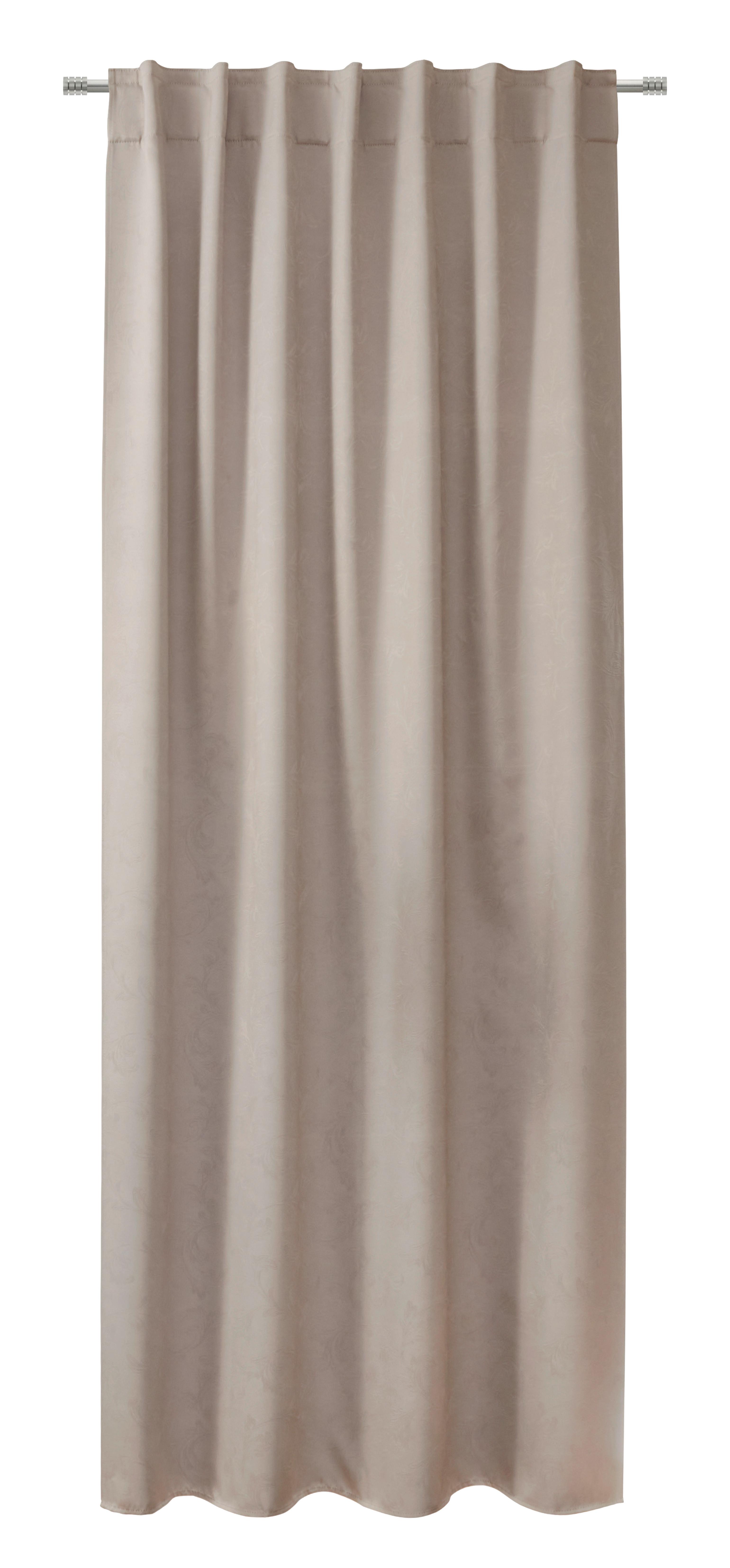 ZATEMŇOVACÍ ZÁVĚS ALVA - šedohnědá, Moderní, textil (140/245cm) - Premium Living