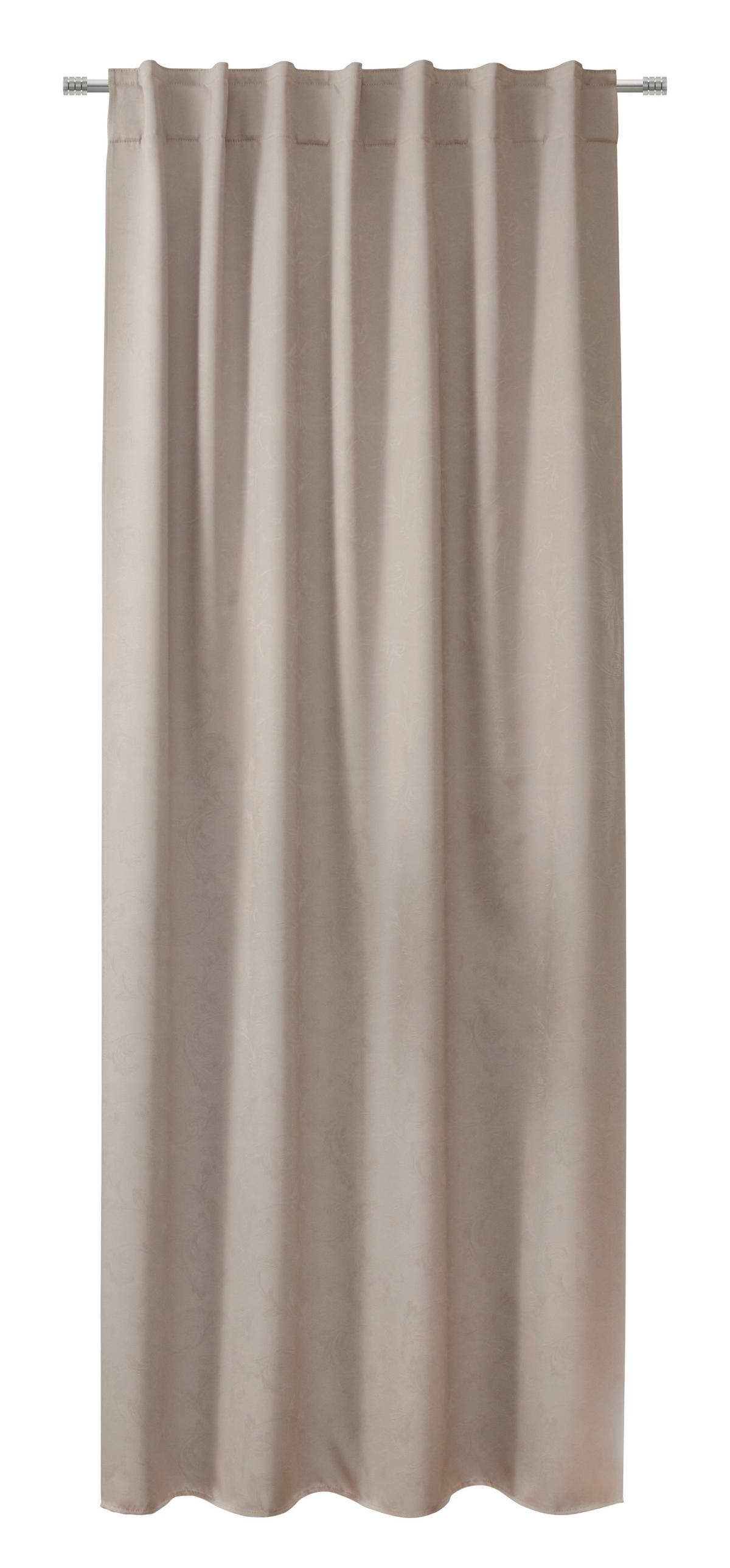 ZATEMŇOVACÍ ZÁVĚS ALVA - šedohnědá, Moderní, textil (140/245cm) - Premium Living