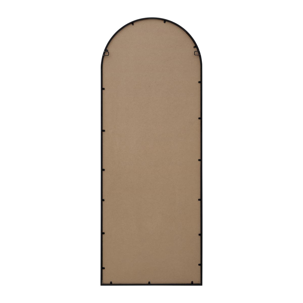 Zrkadlo MADON - čierna, Modern, kov/sklo (70/185/3cm) - P & B