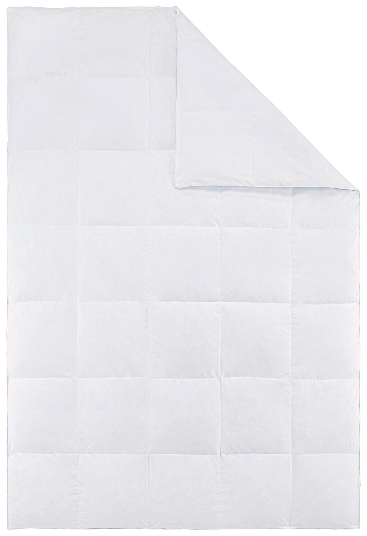 Přikrývka Donna, 135-140/200cm, bílá - bílá, textil (135/140/200cm) - Modern Living