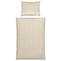 Baumwolle-Bettwäsche 140x200 cm Chrisi Beige - Beige, MODERN, Textil - Luca Bessoni
