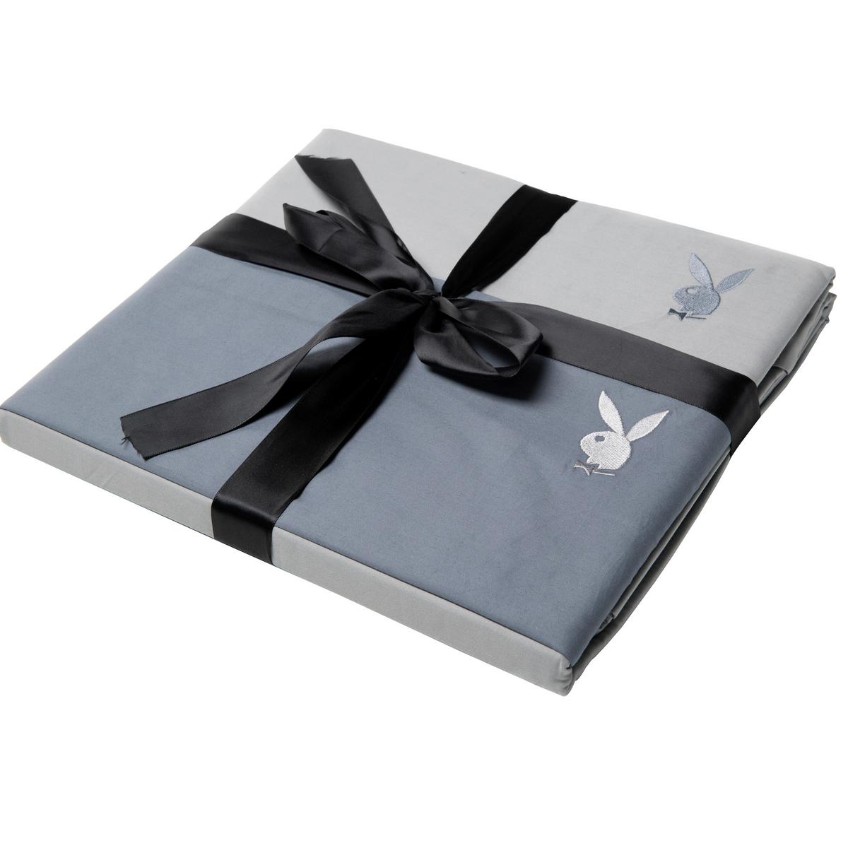 Wendebettwäsche Francesca Grau B: 135  cm - Grau, Basics, Textil (135/200cm) - Playboy