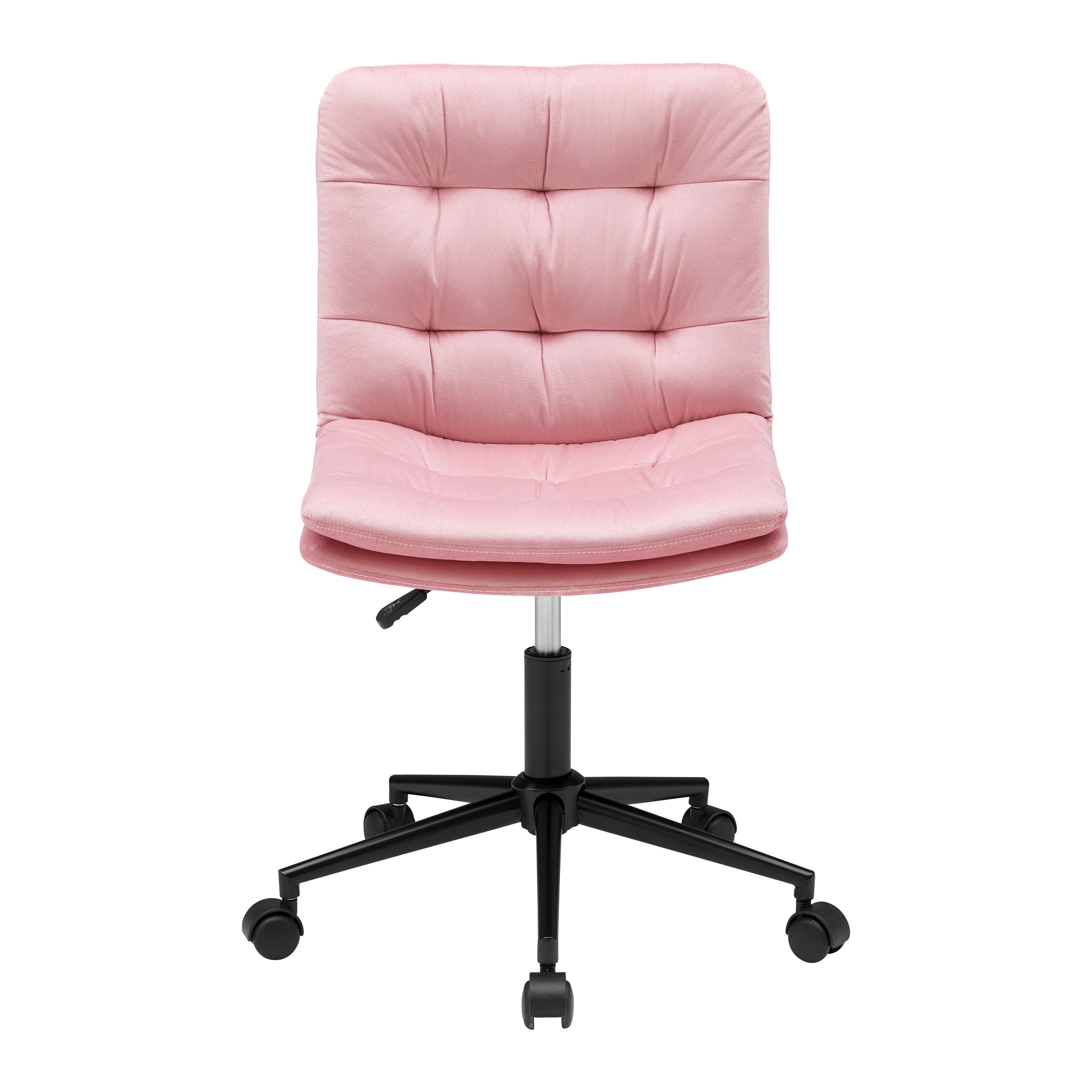 Kancelářska židle EASY II -EXKLUSIV- - pink/růžová, Konvenční, kov/textil (44/92-102/53cm) - Mömax