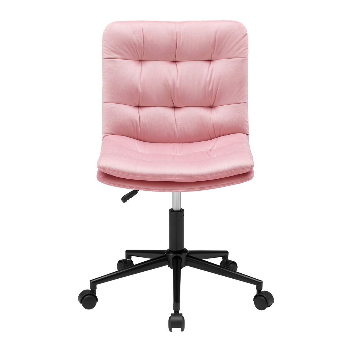 Kancelárska stolička EASY II -EXKLUSIV- - pink/čierna, Konventionell, kov/textil (44/92-102/53cm) - Mömax