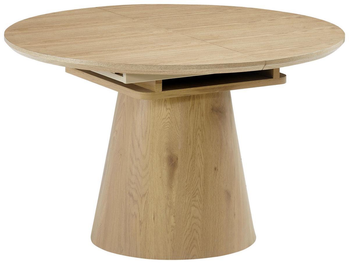Esstisch Sundsvall Eichefarben L: 120-160 cm - Eichefarben, MODERN, Holz/Holzwerkstoff (120/160/120/76cm) - P & B