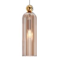 Pendelleuchte Antic - Cognac/Goldfarben, Trend, Glas/Metall (10/34,7/10cm) - MAYTONI