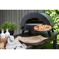 Pizzaofen Bukom - Schwarz, KONVENTIONELL, Metall (54,5/40/52cm) - Gardenson