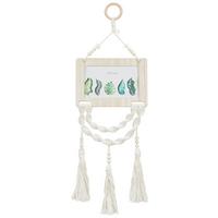 FOTORAHMEN Fina - Ecru/Braun, Basics, Holz/Textil (11/51cm) - Luca Bessoni