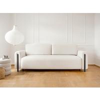 Schlafsofa Arcadova Creme/Schwarz B:244cm - Creme/Schwarz, Design, Textil (244/97/97cm) - MID.YOU
