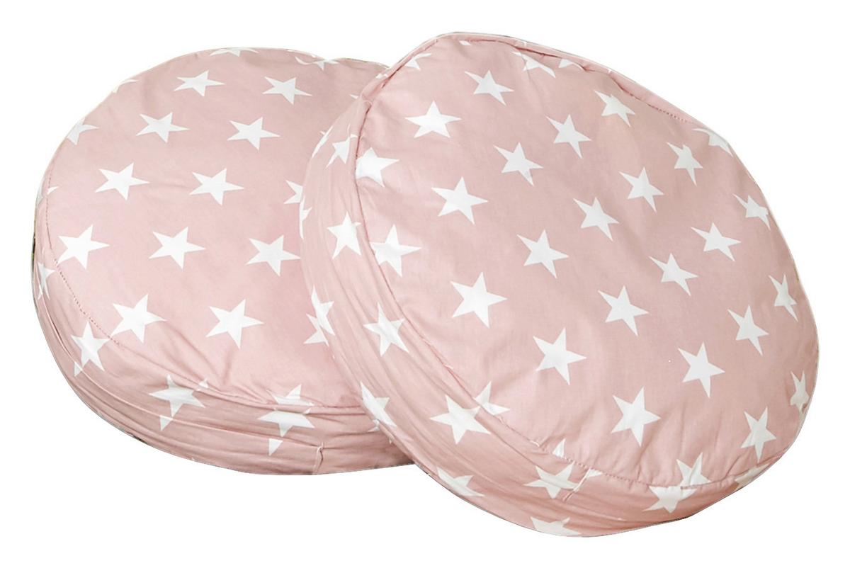 Set dekoračných vankúšov LINO béžový - ružová, Modern, textil (40/40cm) - MID.YOU