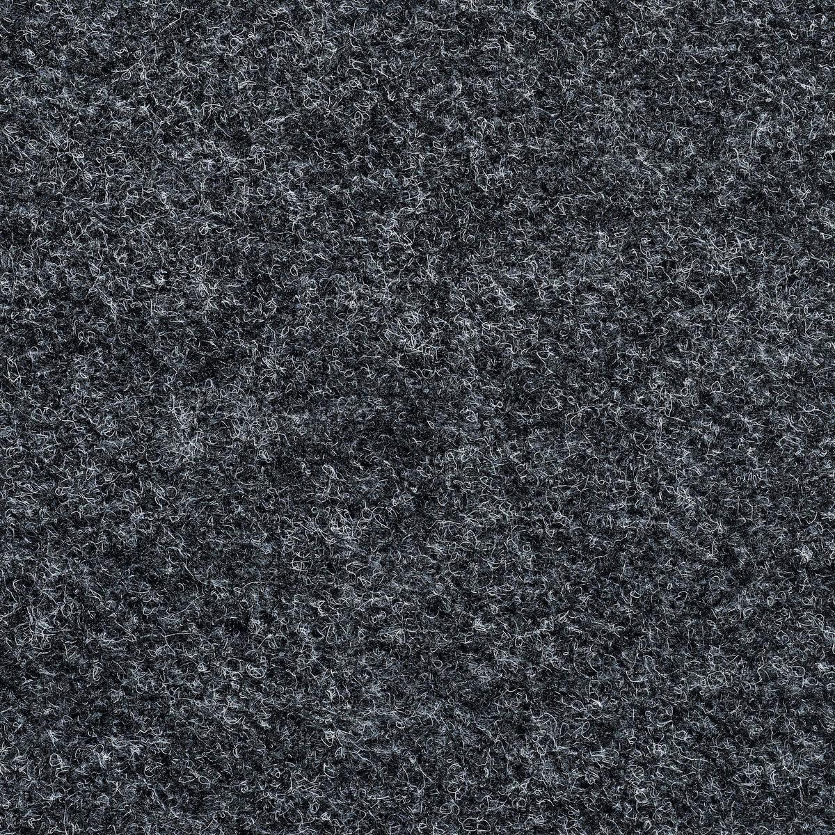 Teppichfliese Dunkelgrau Dynamic 50x50cm Florhöhe 10mm - Dunkelgrau, Basics, Textil (50/50cm)