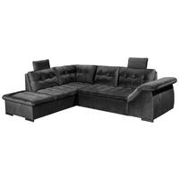 Ecksofa Estrella Schwarz S: 217x283 Cm - Schwarz, KONVENTIONELL, Textil (217/283cm) - MID.YOU
