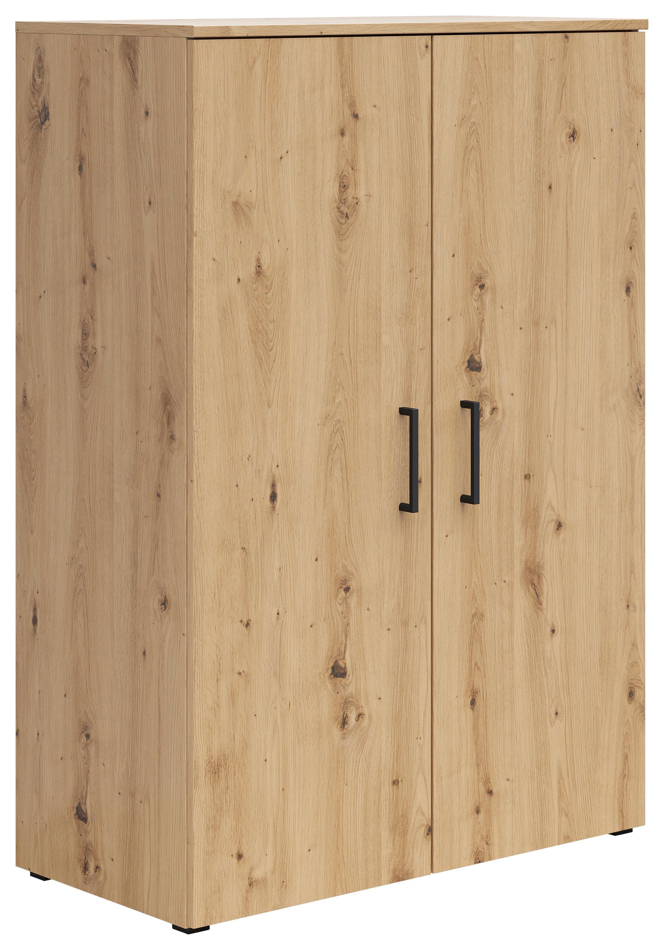 KOMODA Multistauraum - čierna/antracitová, Modern, kompozitné drevo/plast (80/115/40cm)