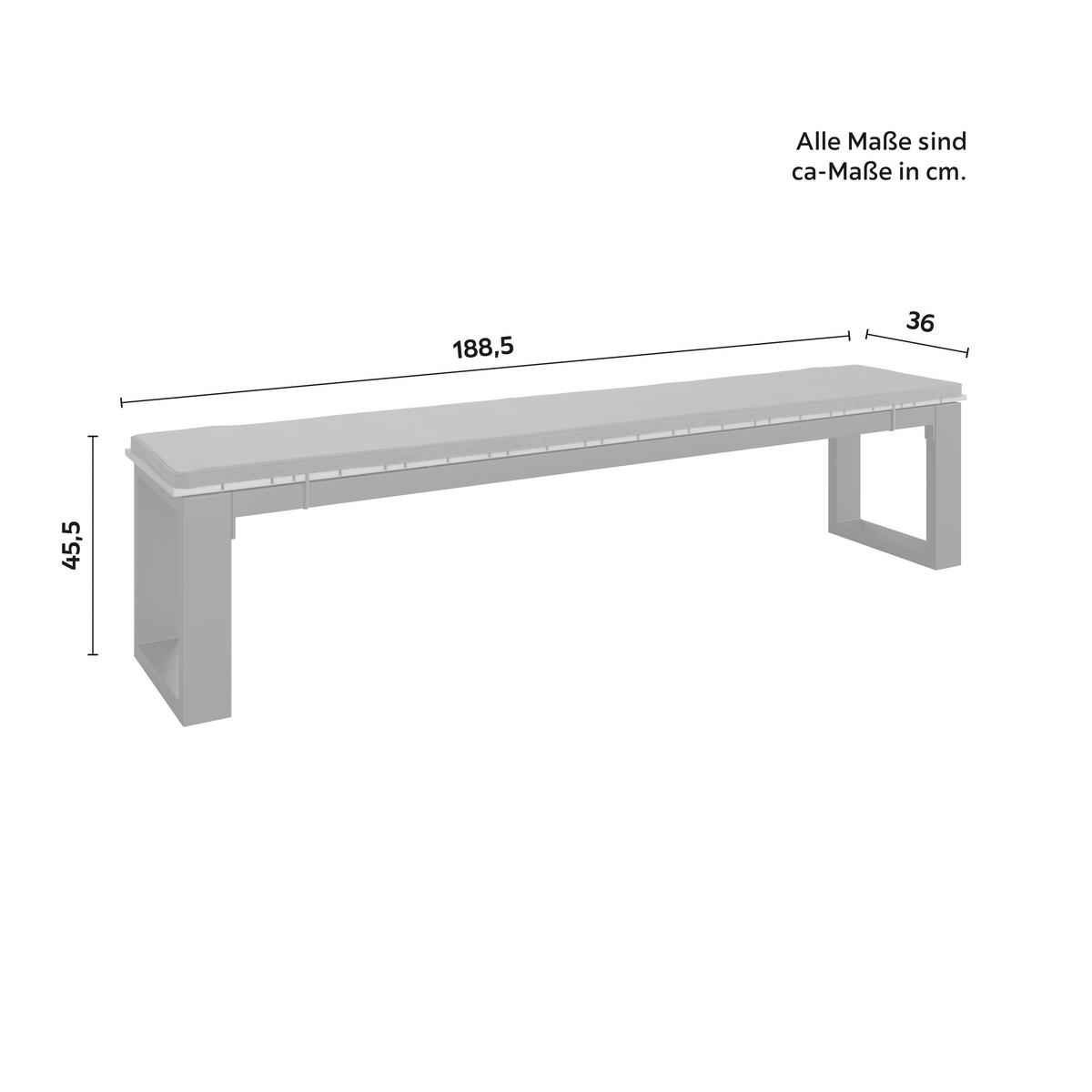 Záhradní souprava HELEN - šedá/barvy teak, Moderní, kov/textil (330/198/88cm) - Bessagi Garden