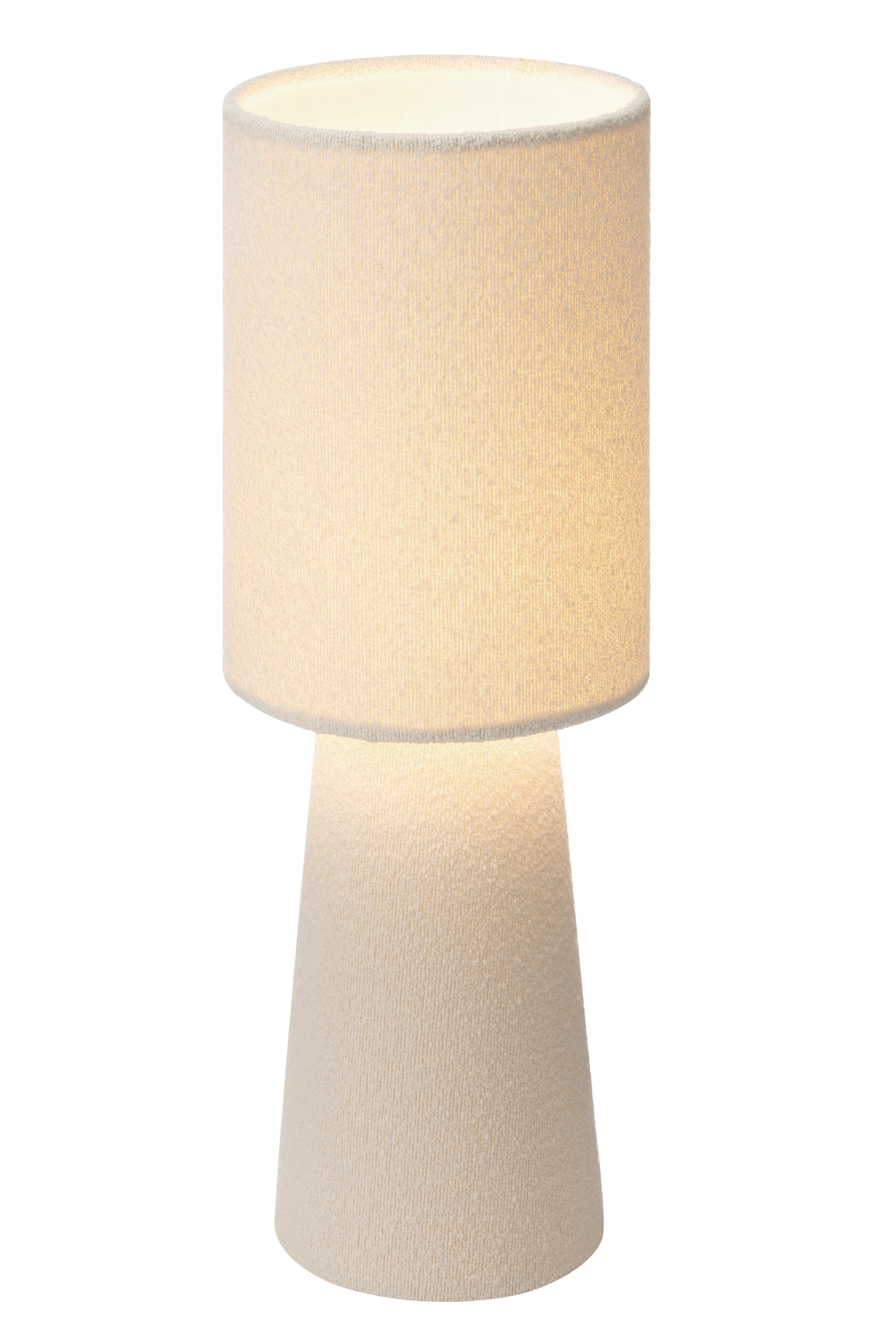 STOLNÍ LAMPA WITE - bílá, Moderní, kov/textil (20/20/58cm) - Mömax