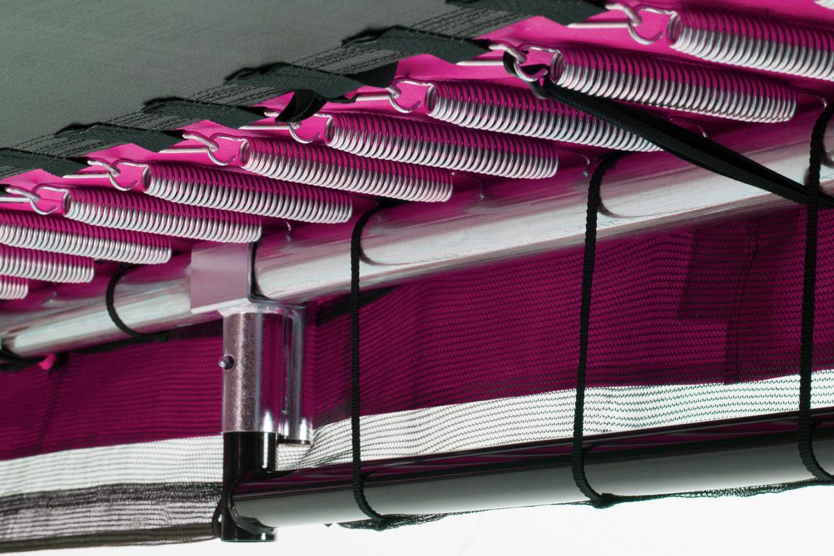 Trampolin Salta Comfort Edition Ground - Pink, Basics, Metall (214/153cm) - Salta