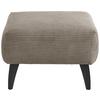 Hocker Colori Graubraun B: 66 Cm - Graubraun/Schwarz, MODERN, Holz/Textil (66/44/66cm) - MID.YOU