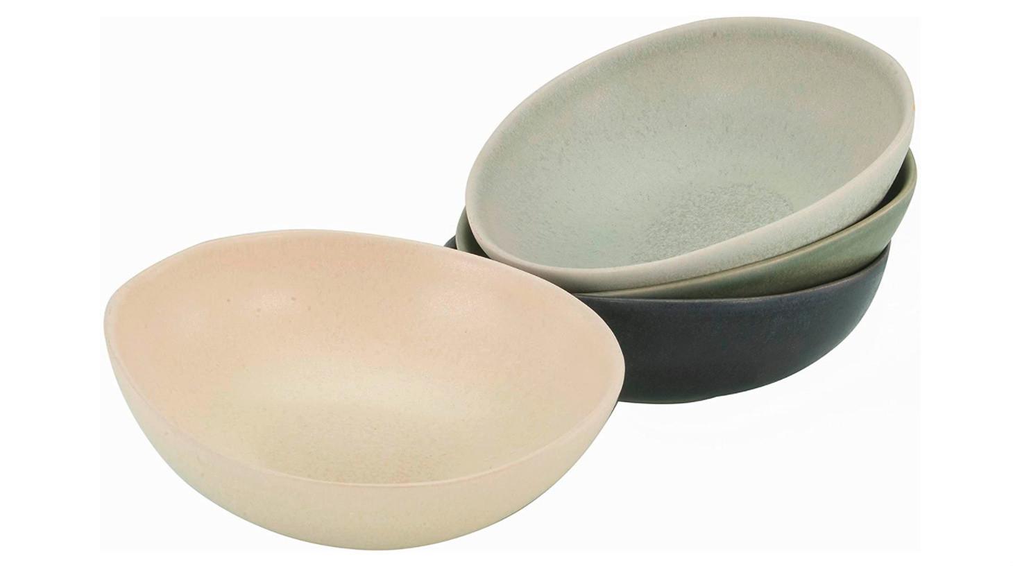 Müslischalenset Keramik Multicolor 4-teilig