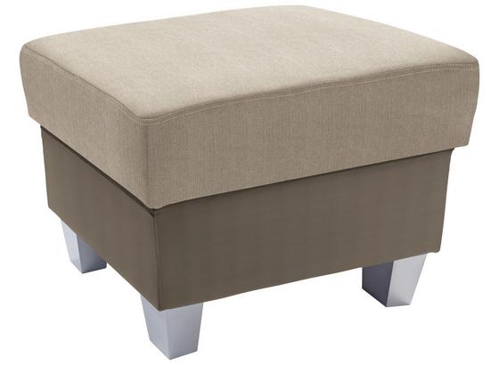Sedacia Kocka Portland - bahenná hnedá/svetlosivá, Konvenčný, kov/drevo (68/43/47cm) - Ombra Sedacia Kocka Portland - bahenná hnedá/svetlosivá, Konvenčný, kov/drevo (68/43/47cm) - Ombra