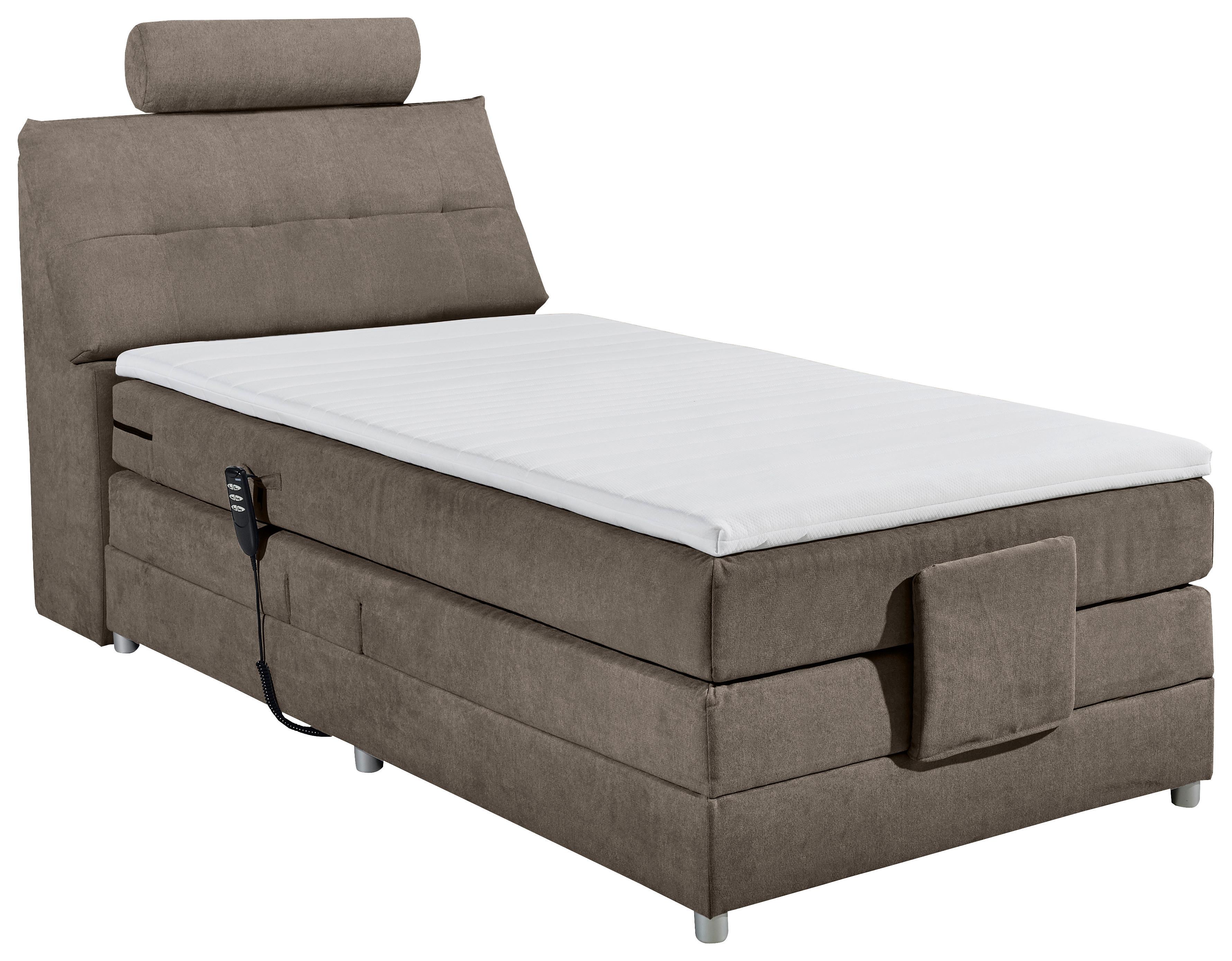 Boxspringbett mit Topper Elektrisch 120x200 cm Palermo